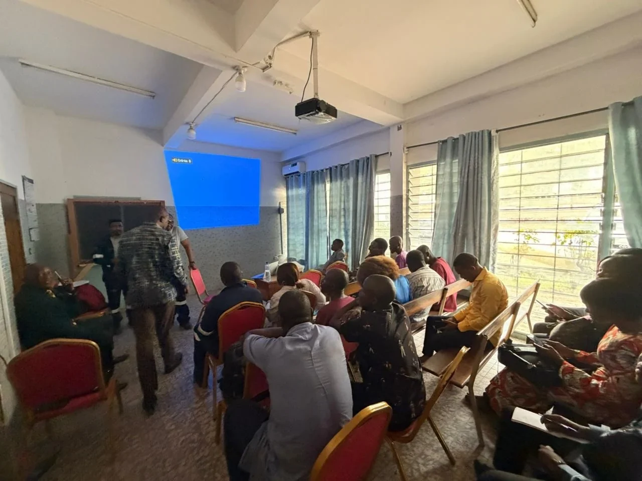 Consuweld conducting practical gas operations training in the DRC